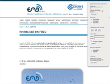 Tablet Screenshot of eademfoco.cecierj.edu.br